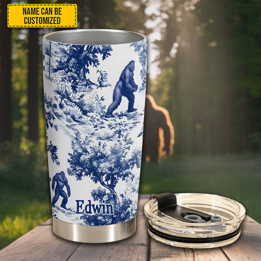Toile Of The Wild - Personalized Bigfoot Squatch Tumbler