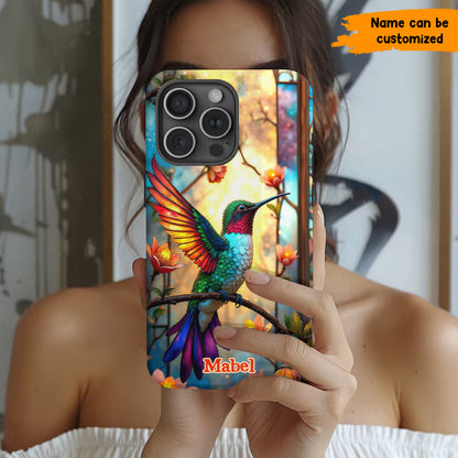 Personalized Beautiful Hummingbird Phone Case