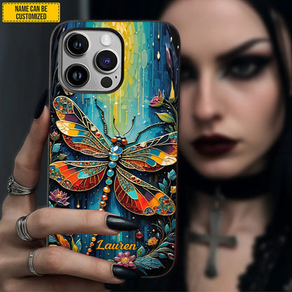 Personalized Dragonfly Phone Case