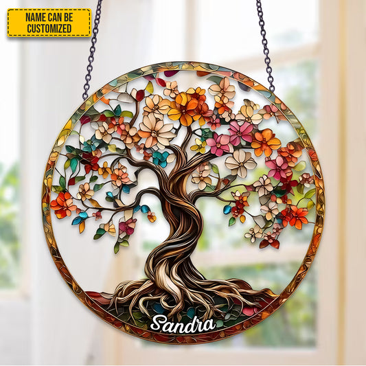 Personalized Tree of Life Acrylic Window