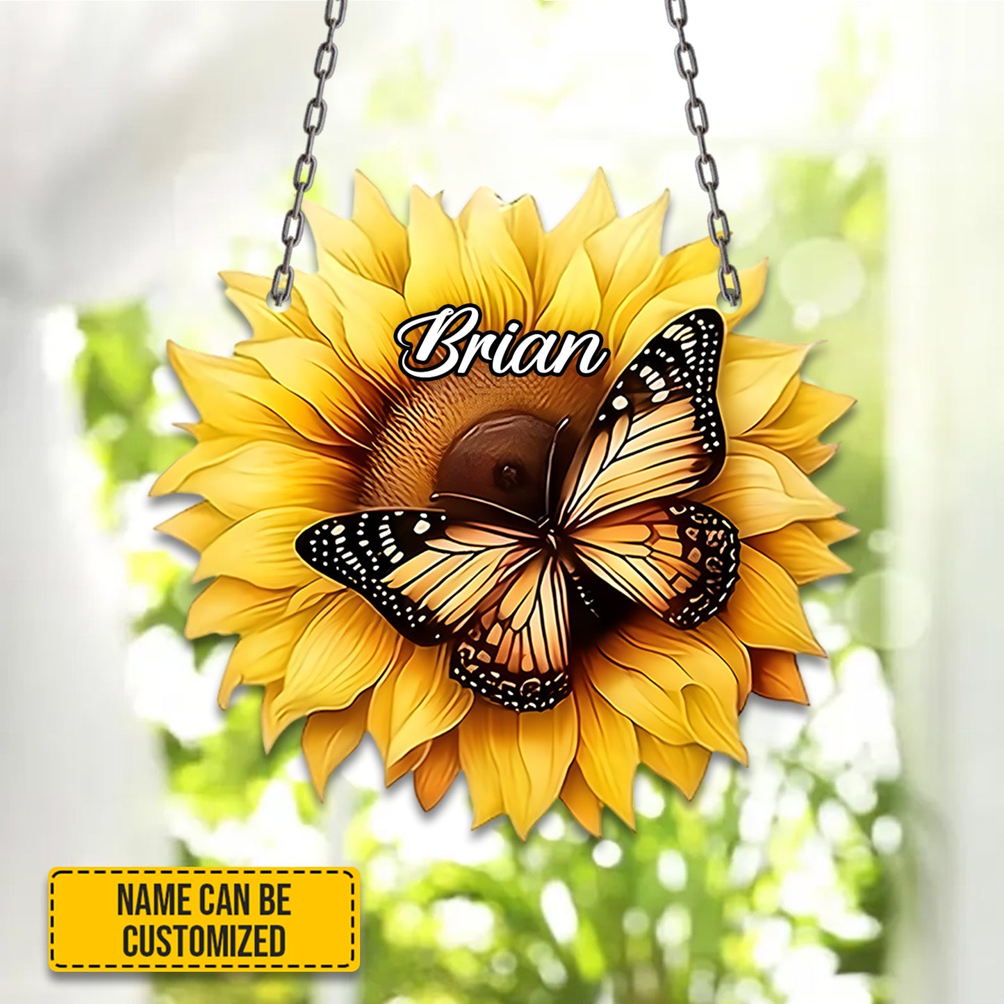 Sunflower Acrylic Window Hangings - Decor Home