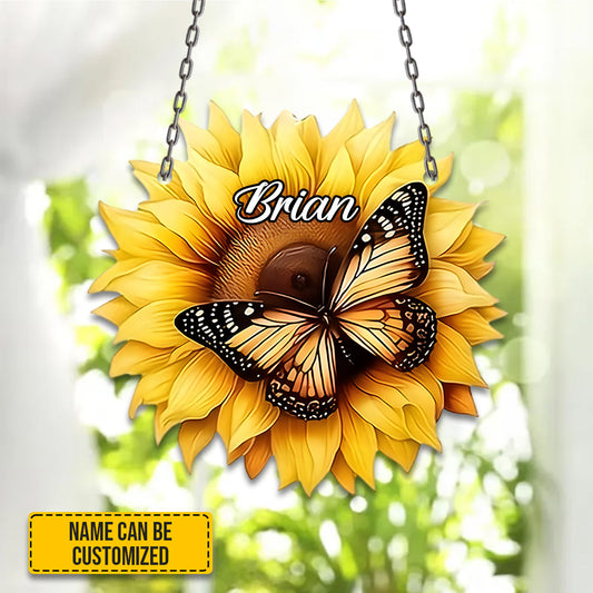 Sunflower Acrylic Window Hangings - Decor Home