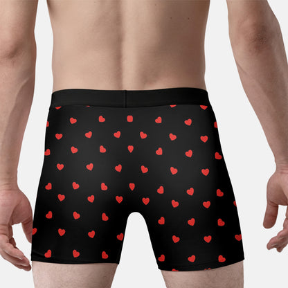 Think of Me When You Take Your Pants Off – Personalized Couple Men’s Boxer Briefs