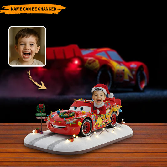 Personalized Funny Car Christmas Acrylic Plaque