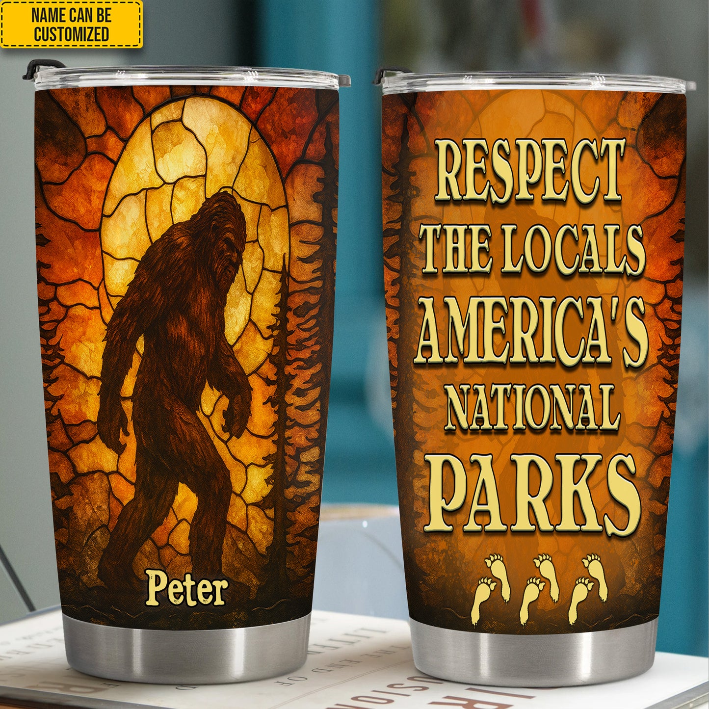 Fall Legend - Personalized Bigfoot Tumbler