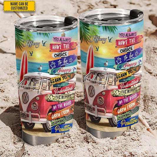 Hippie Van - Personalized Hippie Tumbler