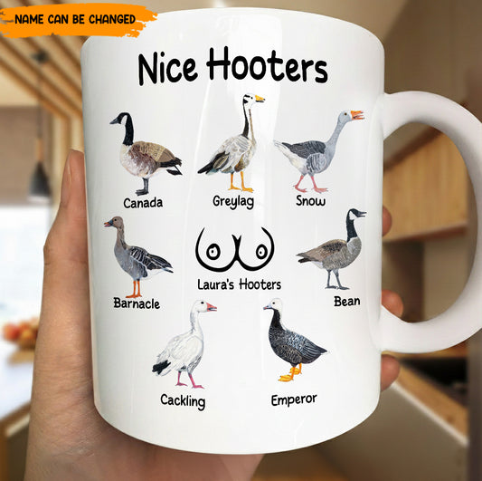 Funny Mug - Nice Hooters - Funny Gift For Women, Friends, Coworkers - Personalized Mug