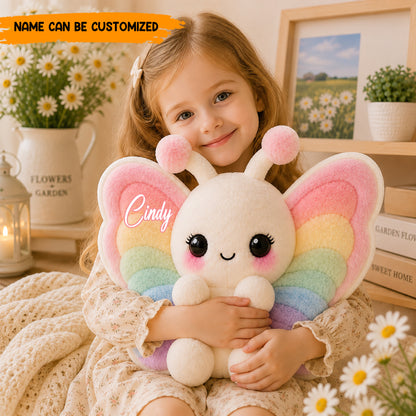 Personalized Colorfull Butterfly Shaped Pillow