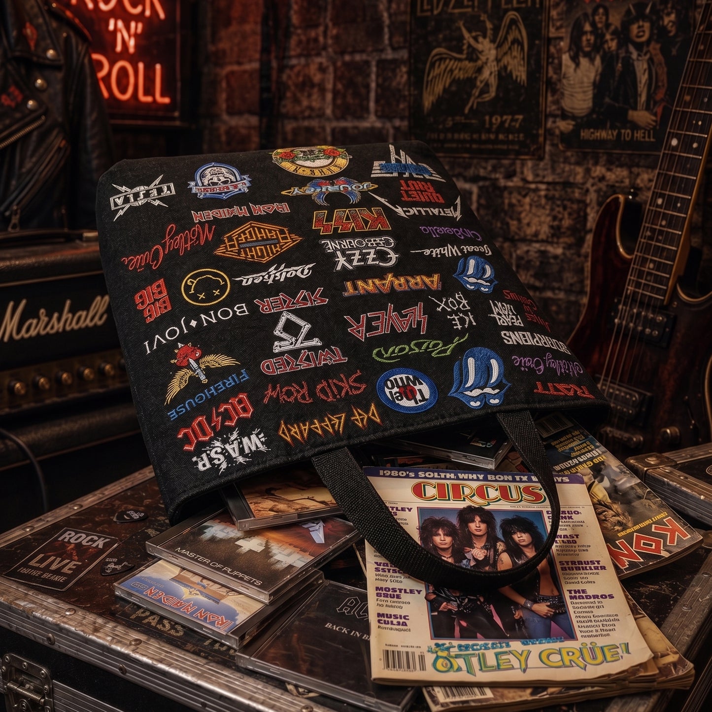 Rock Lovers - Classic Rock  Legends Editions Tote Bag Version 1