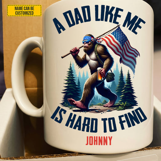 Hard To Find Legends – Personalized Bigfoot White Mug
