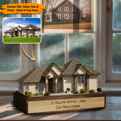 Home Memories – Personalized House Acrylic Plaque