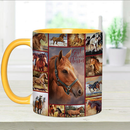 Love Horses - Horse Accent Mug