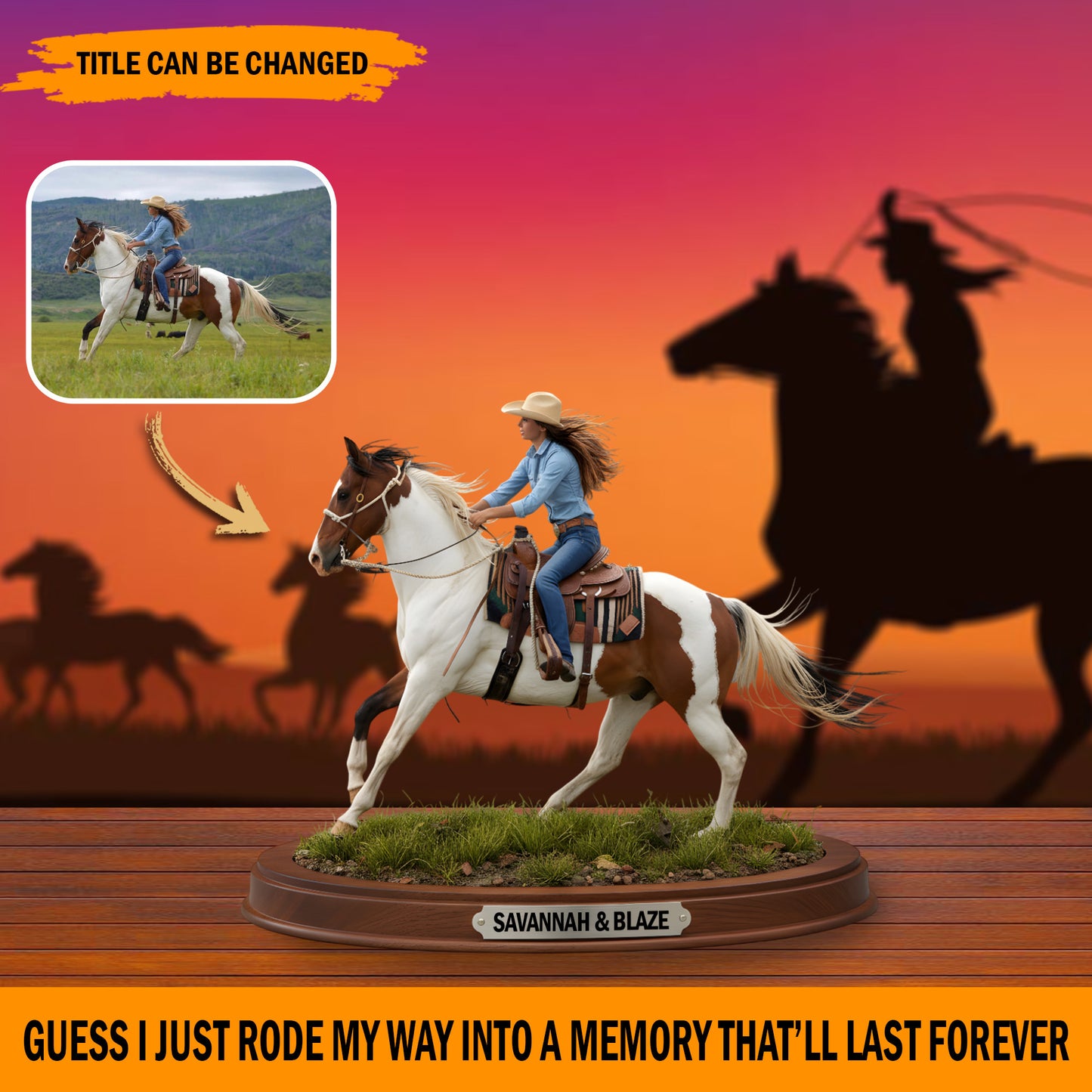 Trophy Ride – Personalized Photo Acrylic Plaque