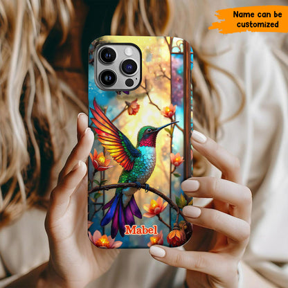 Personalized Beautiful Hummingbird Phone Case