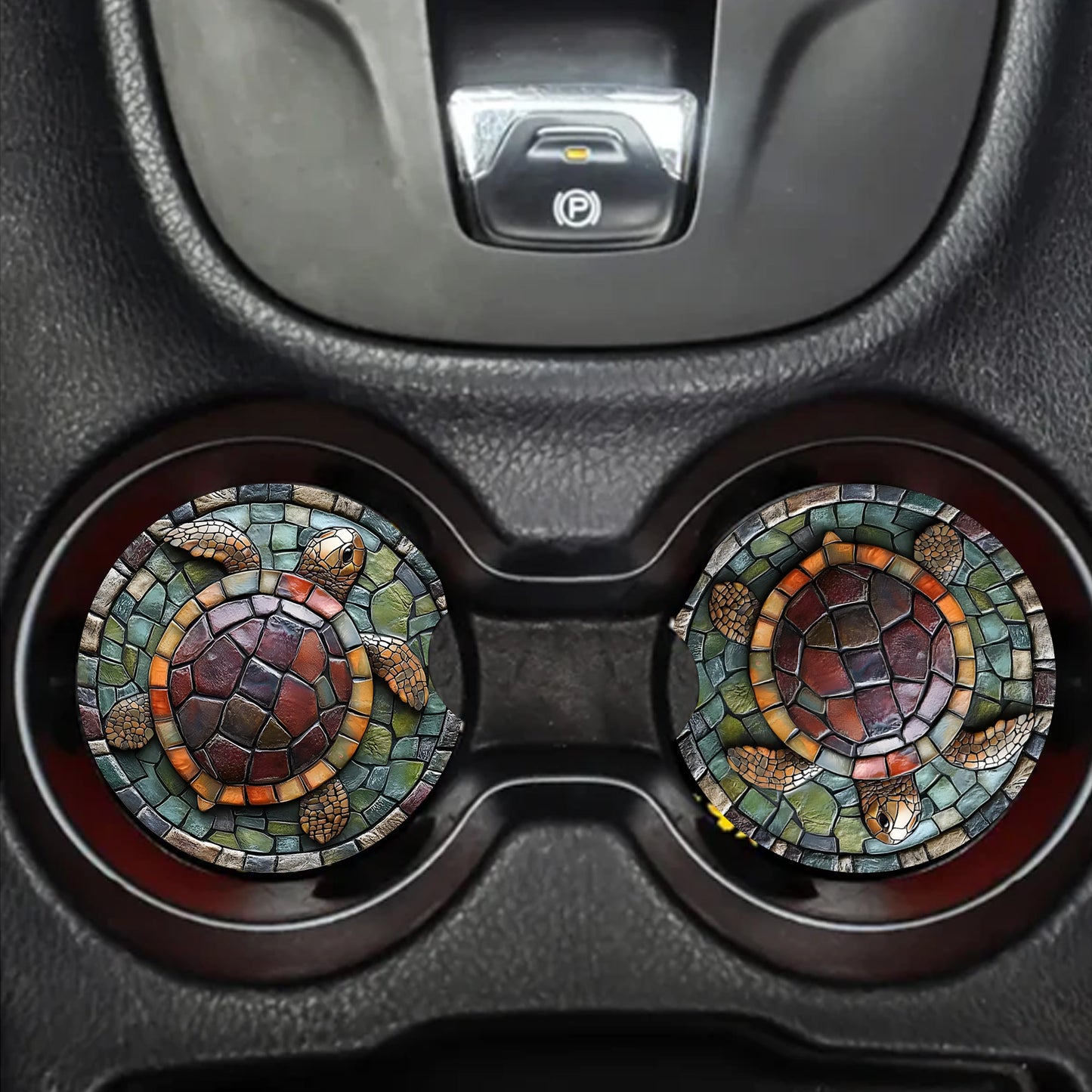 Sea Turtles Mini Decorative Car Coaster