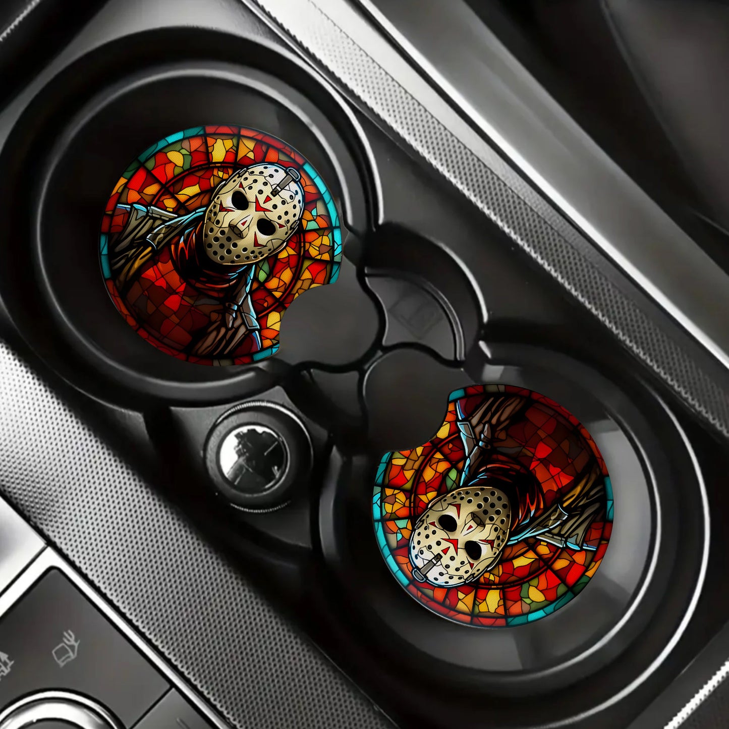 Haunted Night Car Coaster