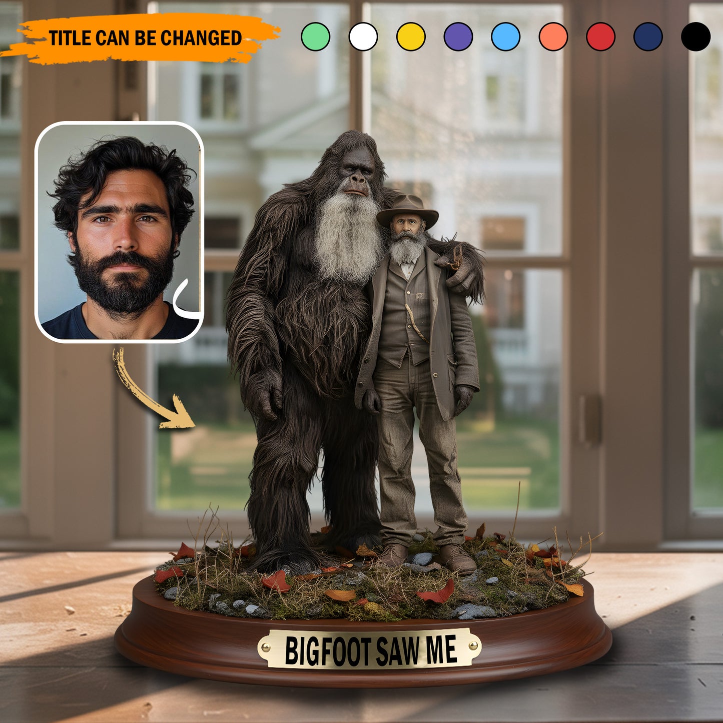 Bigfoot & Me – Personalized Best Friend Acrylic Plaque