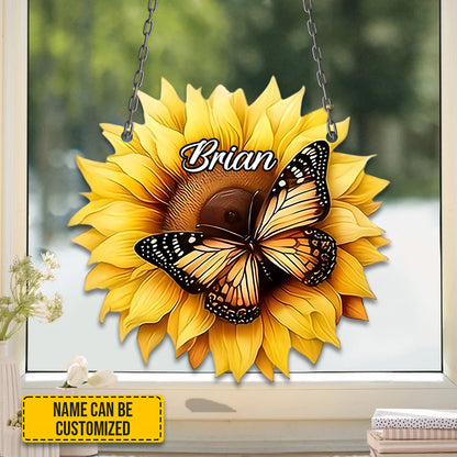 Sunflower Acrylic Window Hangings - Decor Home