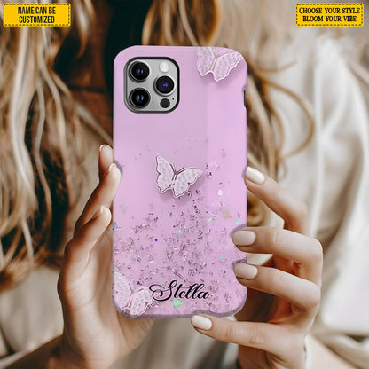 Beautiful Butterfly- Personalized Phone Case