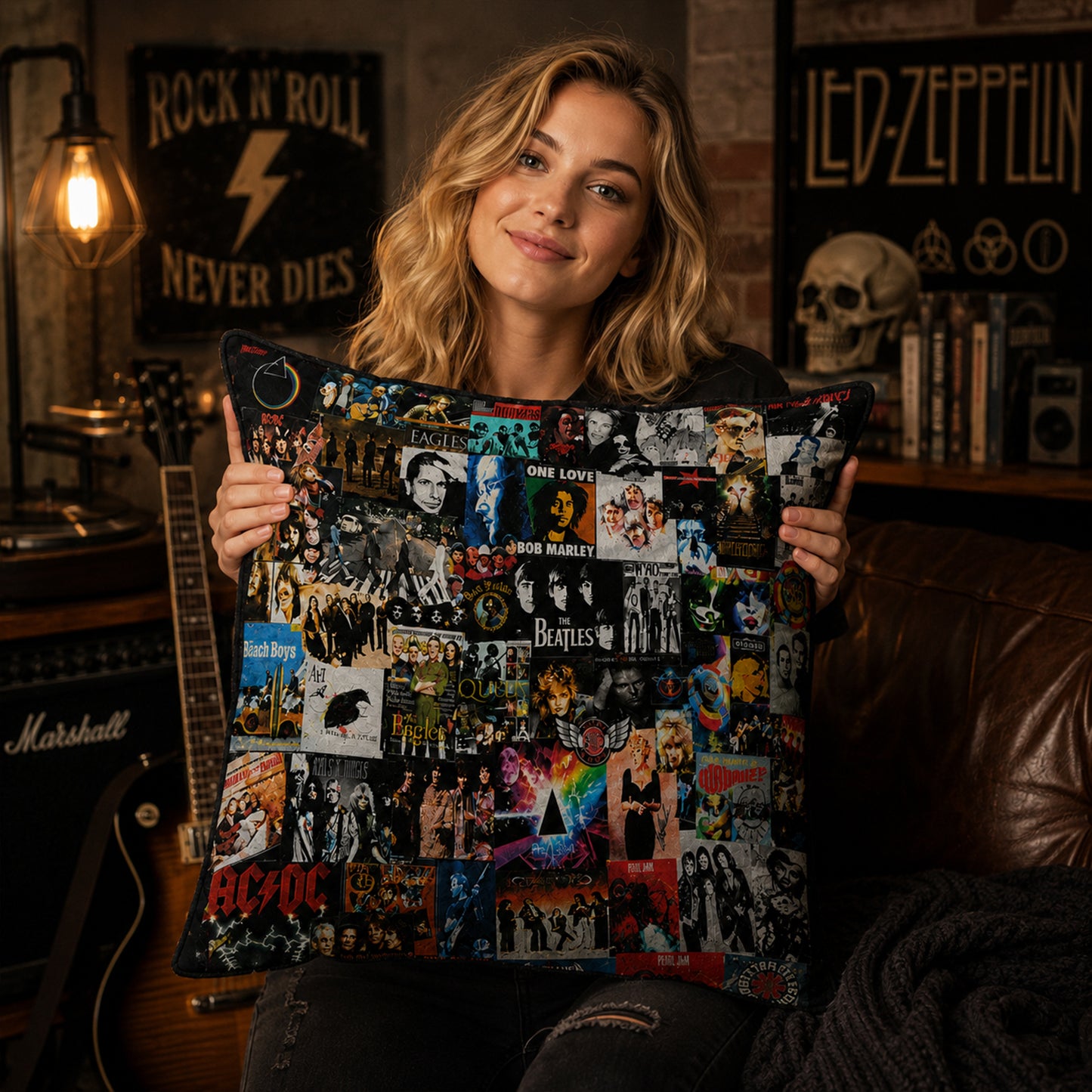 Rock Lovers - Classic Legends Edition Pillow Version 3