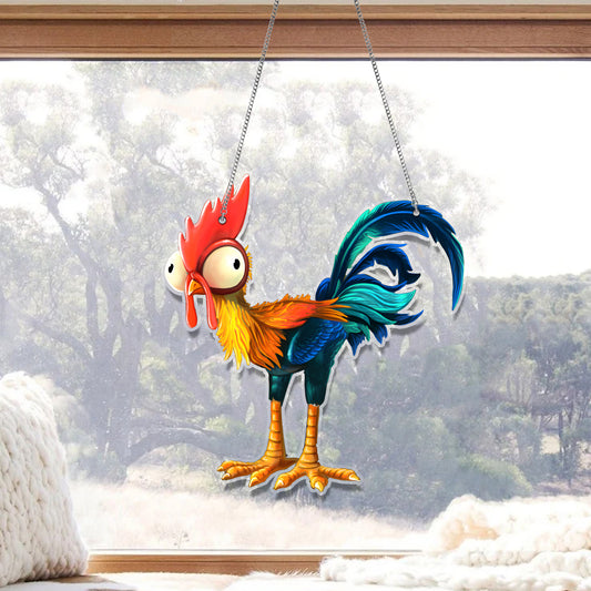 Chicken Funny Acrylic Window Hanging
