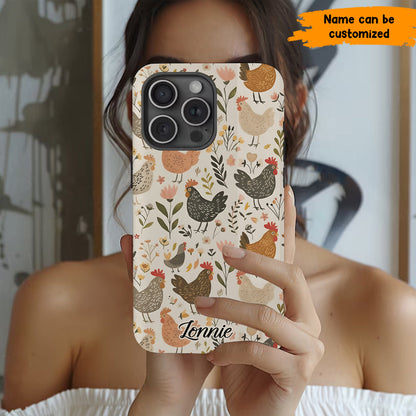 Personalized Chicken Phone Case