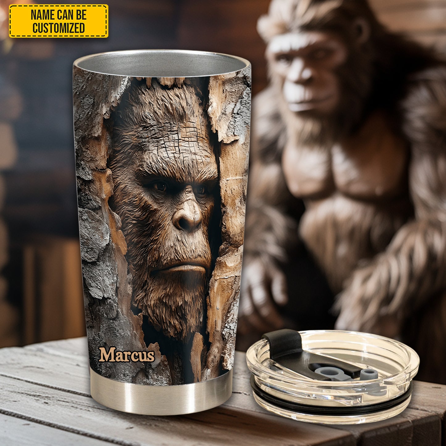 Forest Giant – Personalized Bigfoot Tumbler
