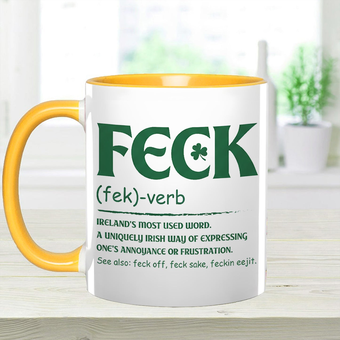Funny Irish St. Patrick's Day - Accent Mug