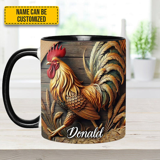 Chicken Accent Mug - Personalized Accent Mug