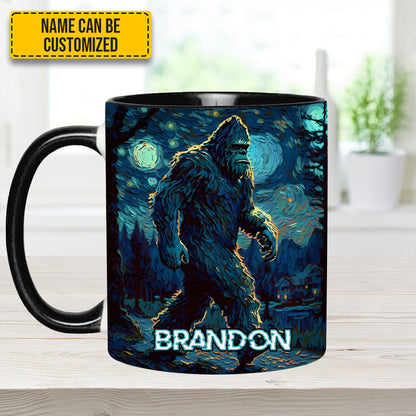 Night Walker - Personalized Bigfoot Accent Mug