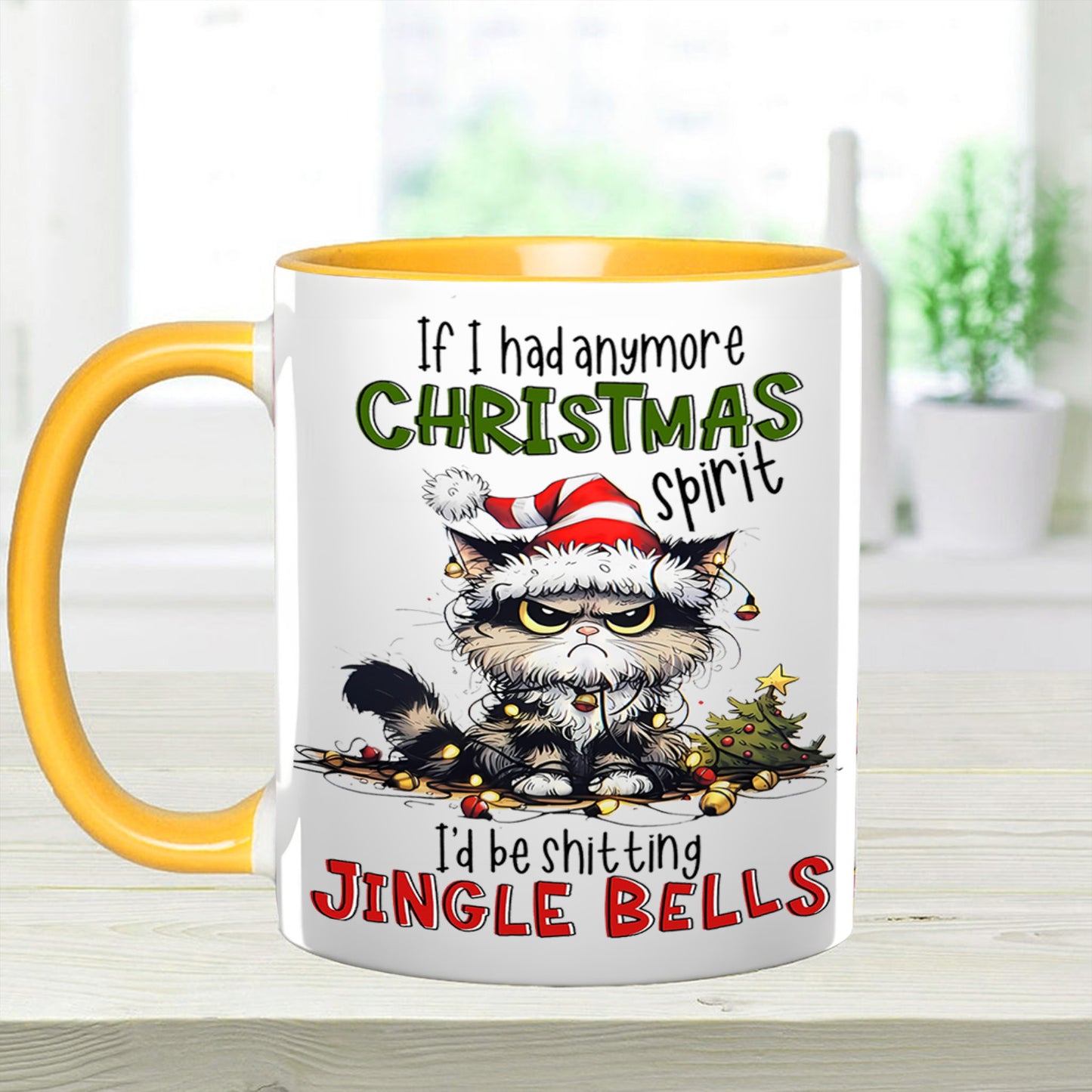 Funny Cat Accent Mug