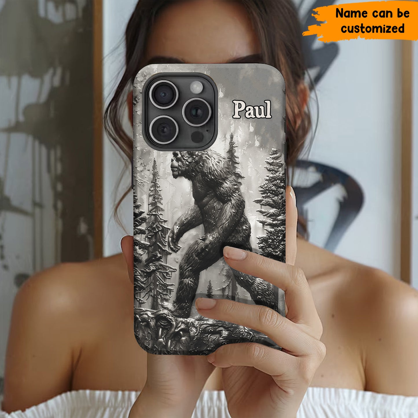 Bigfoot Legend In Trees - Personalized Legend In Trees Phone Case
