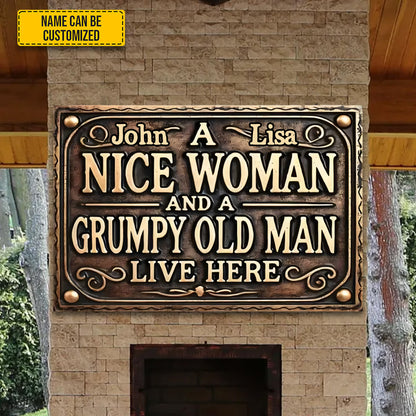 Couple Funny - Personalized Metal Sign