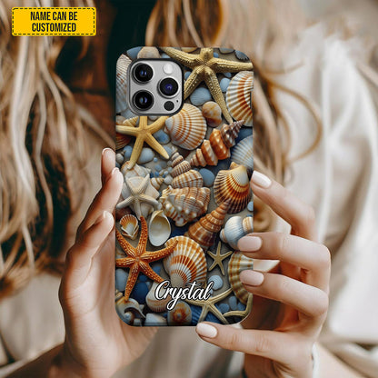 Personalized Seashell Ocean Phone Case