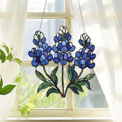 Texas Bluebonnet Window Hanging Acrylic