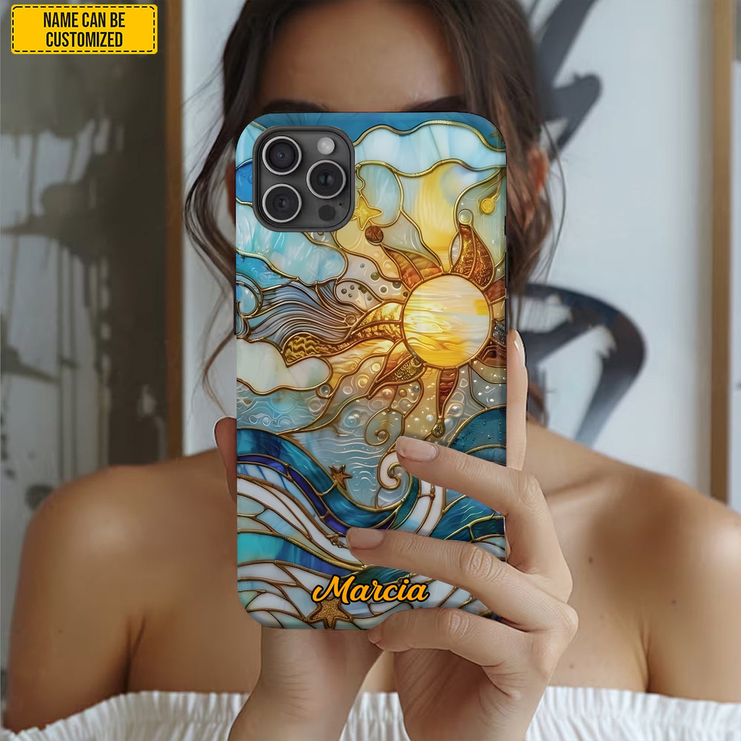 Personalized Sun & Ocean Phone Case