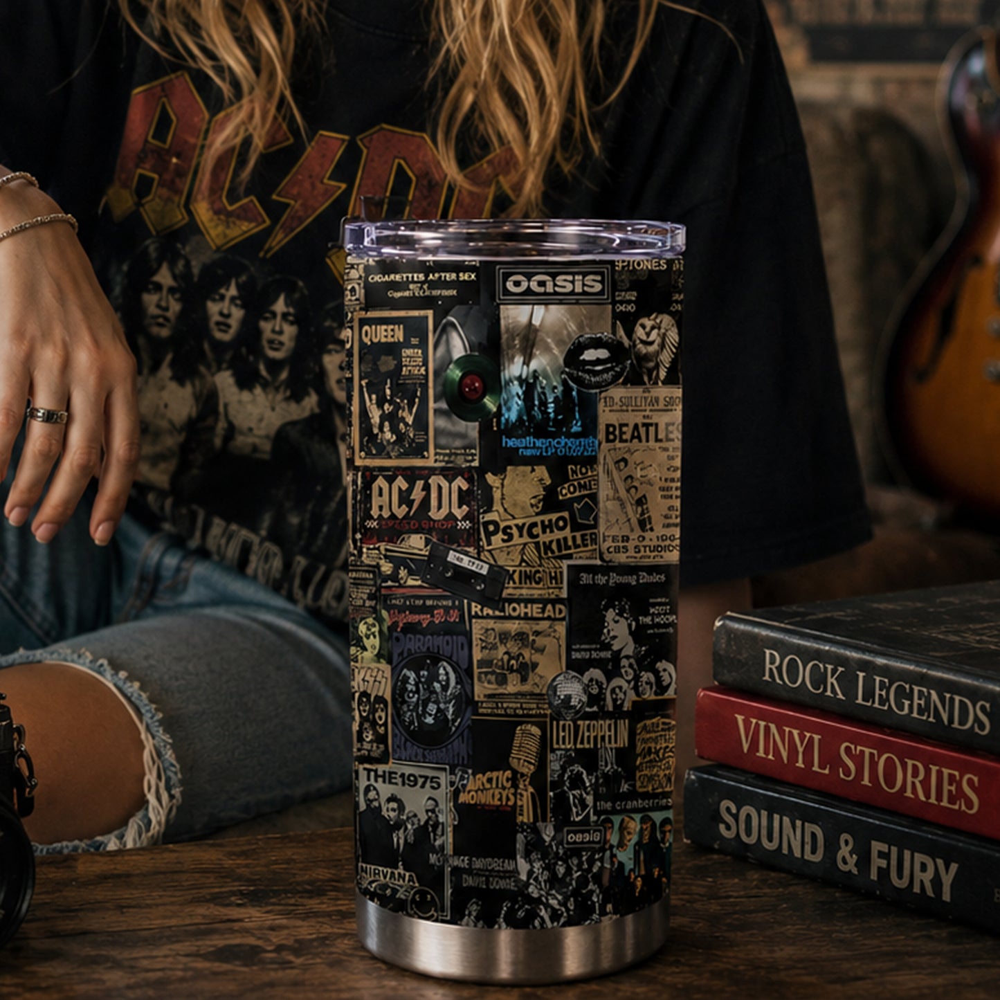 Rock Lovers - Classic Rock Legends Tumbler Version 8