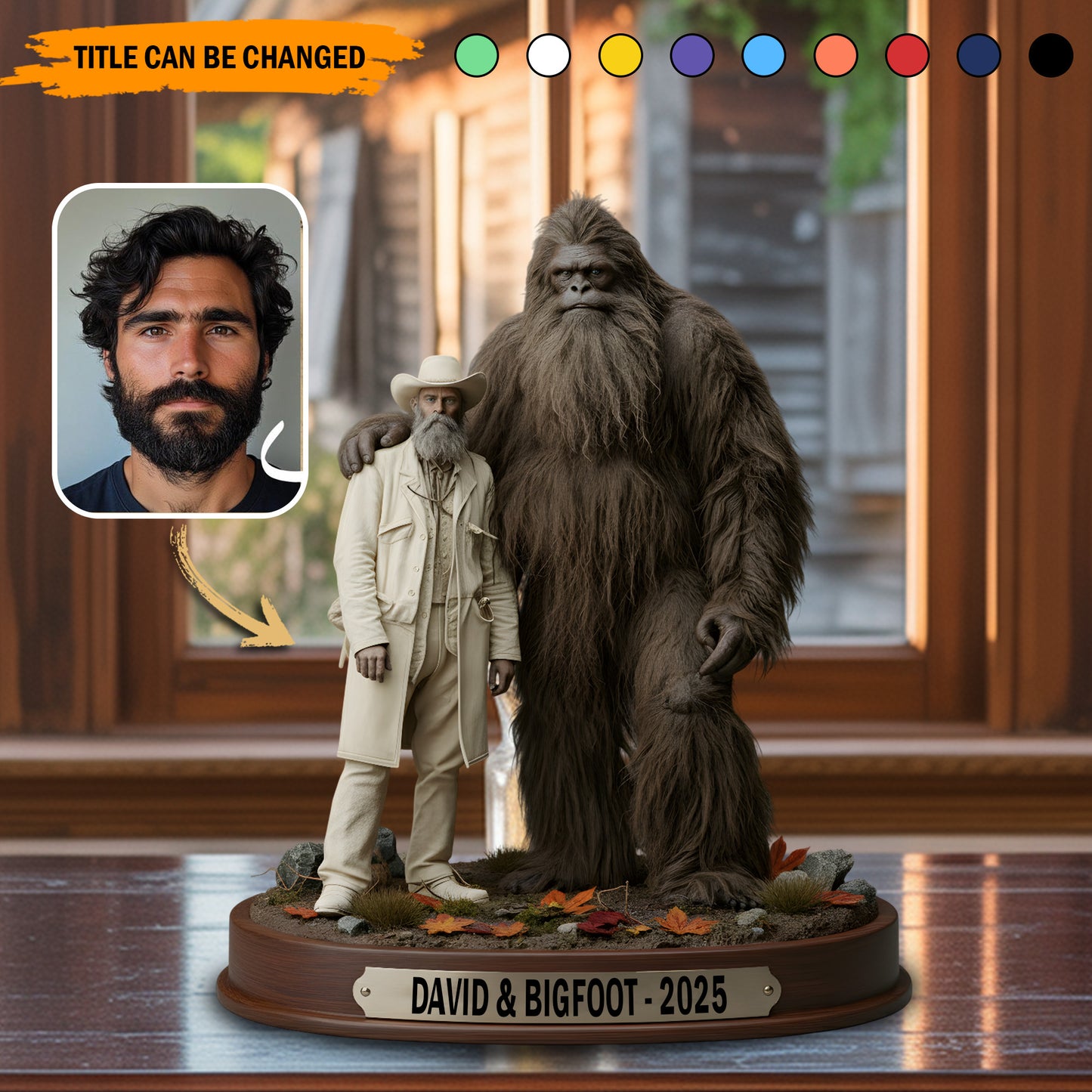 My Legendary Buddy – Personalized Bigfoot Friendship Acrylic Plaque