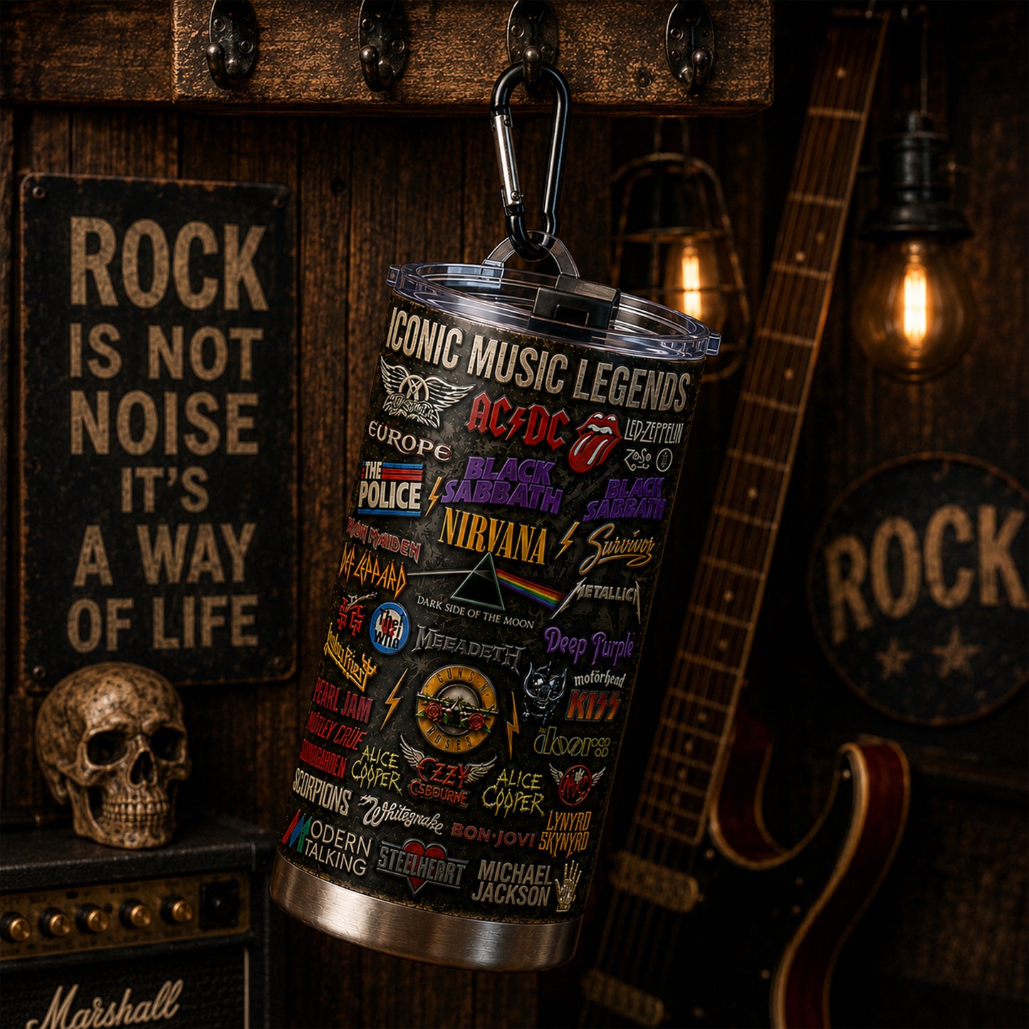 Rock Lovers - Classic Rock Legends Tumbler Version 5