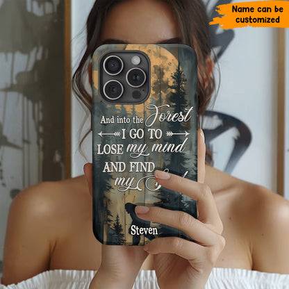 Into the Woods - Personalized Bigfoot Phone Case