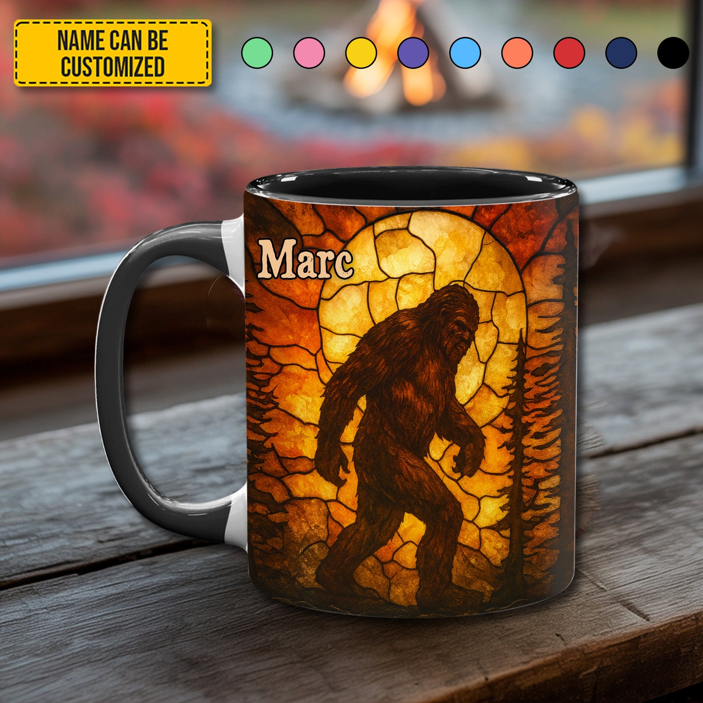 Fall Legend – Personalized Bigfoot Accent Mug