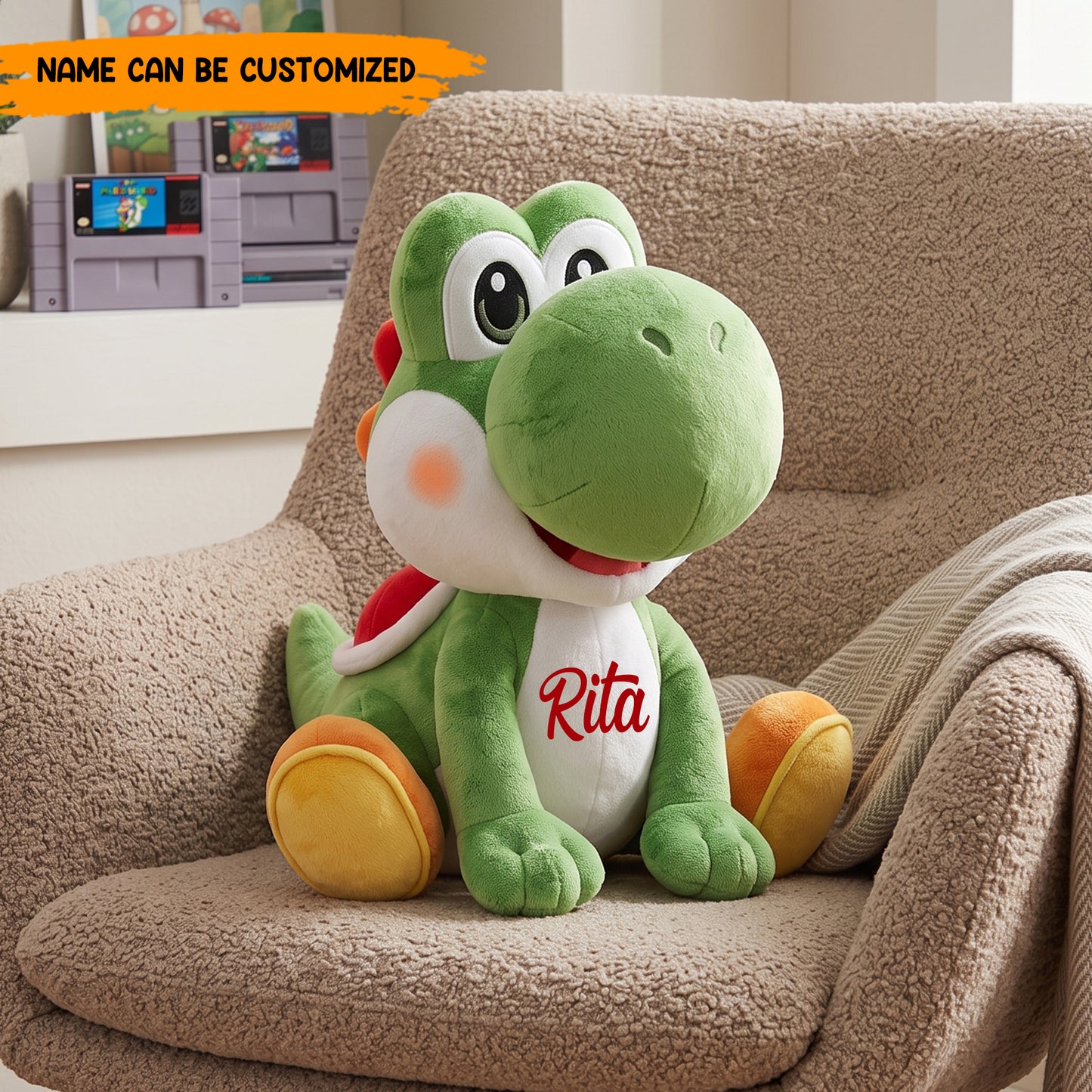 Personalized Cute Dinosaur Custom Shaped Pillow