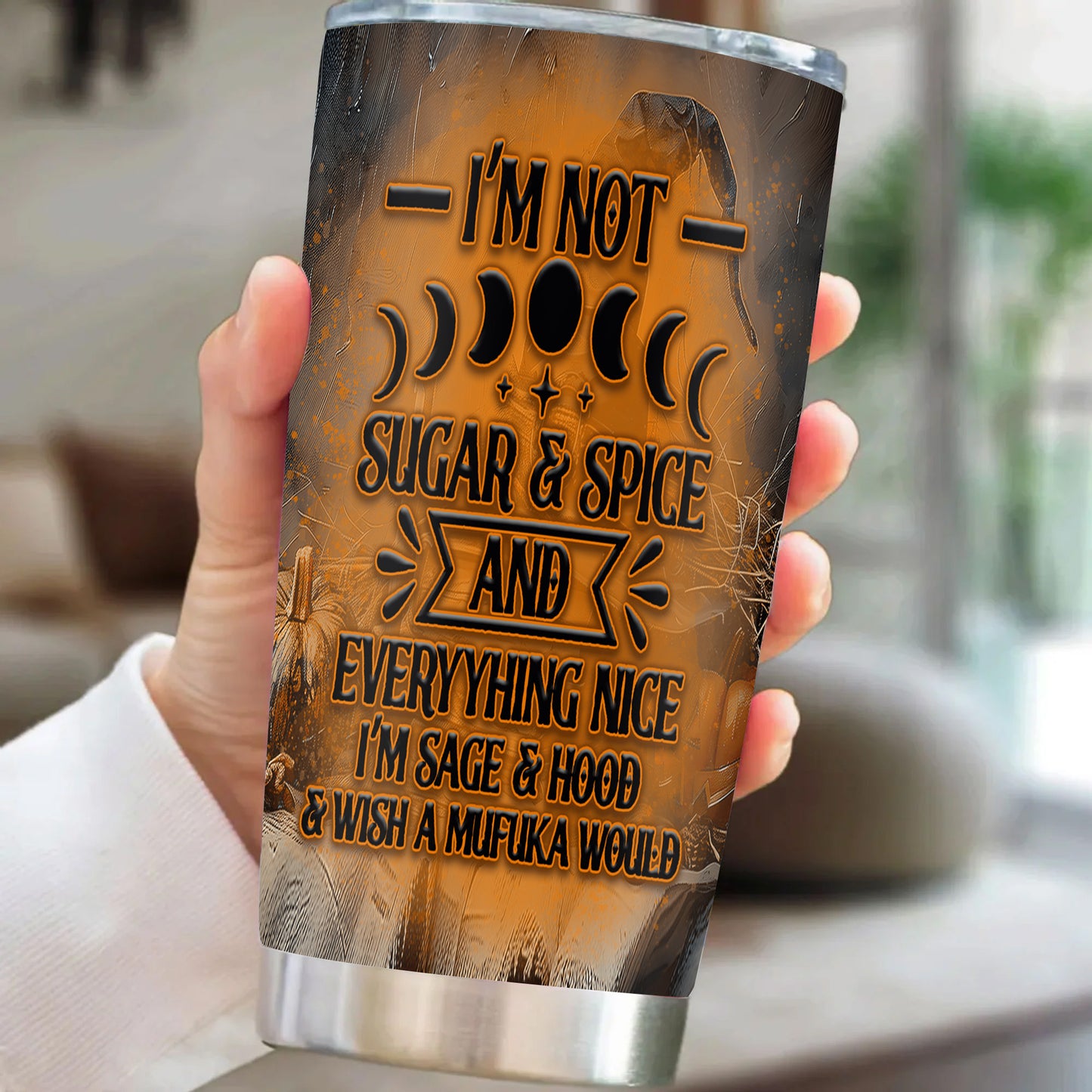 Personalized Witchy Vibes Tumbler