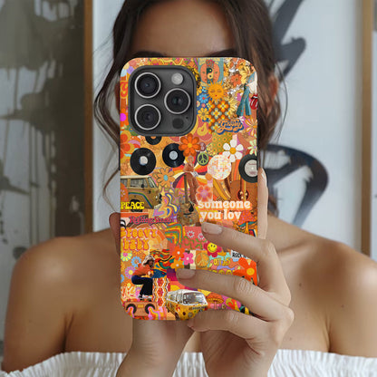 Groovy – 70s Retro Vibes Phone Case