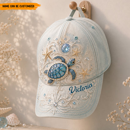 Personalized Sea Turtle Classic Cap Version 2