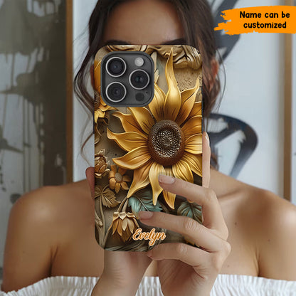 Sunflower Phone Case - Personalized Phone Case