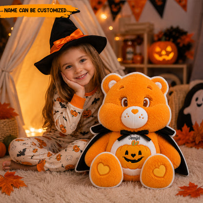 Personalized Halloween Bear Shaped Pillow
