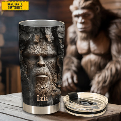 Grump in the Woods – Personalized Funny Bigfoot Tumbler