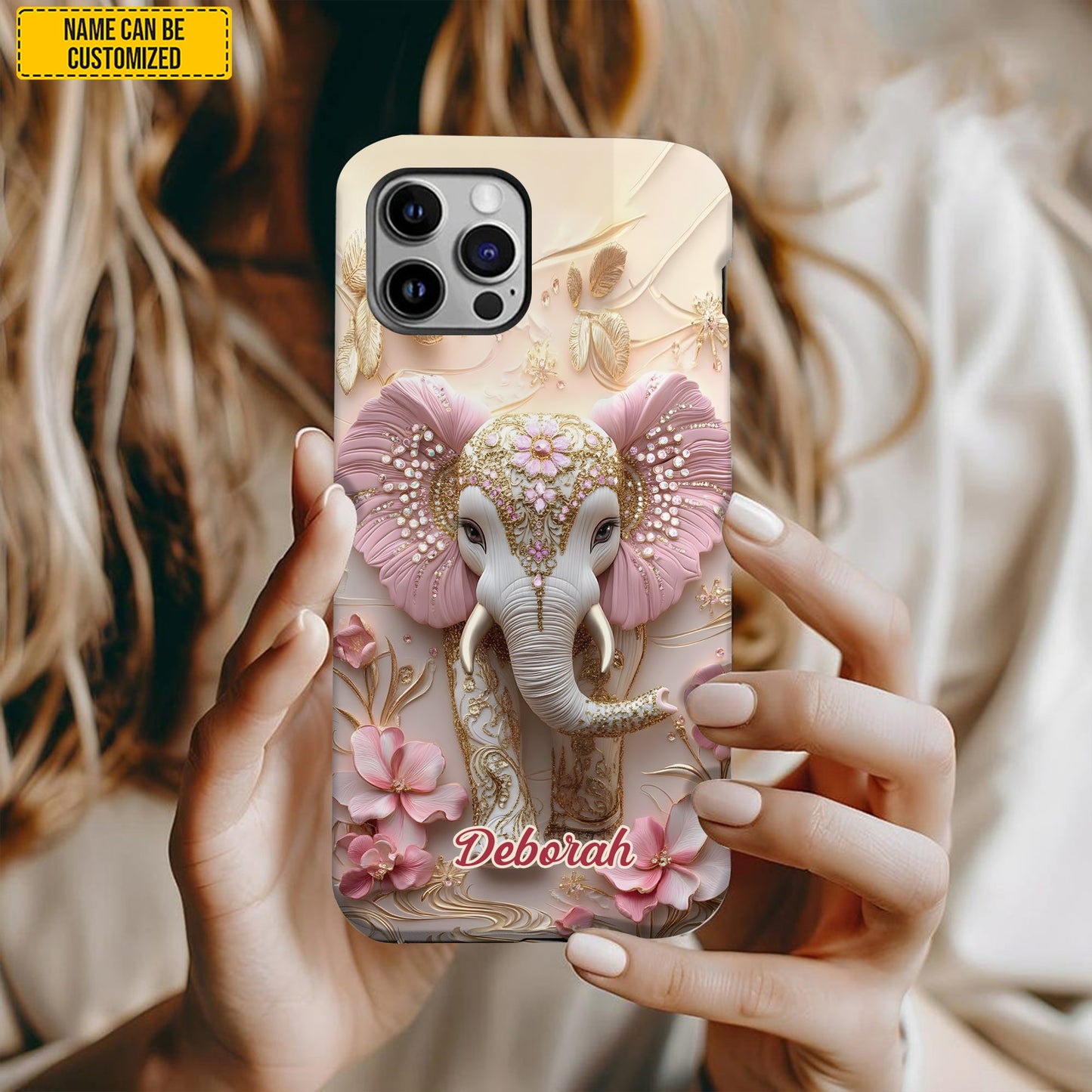Personalized Elegant Elephant Phone Case
