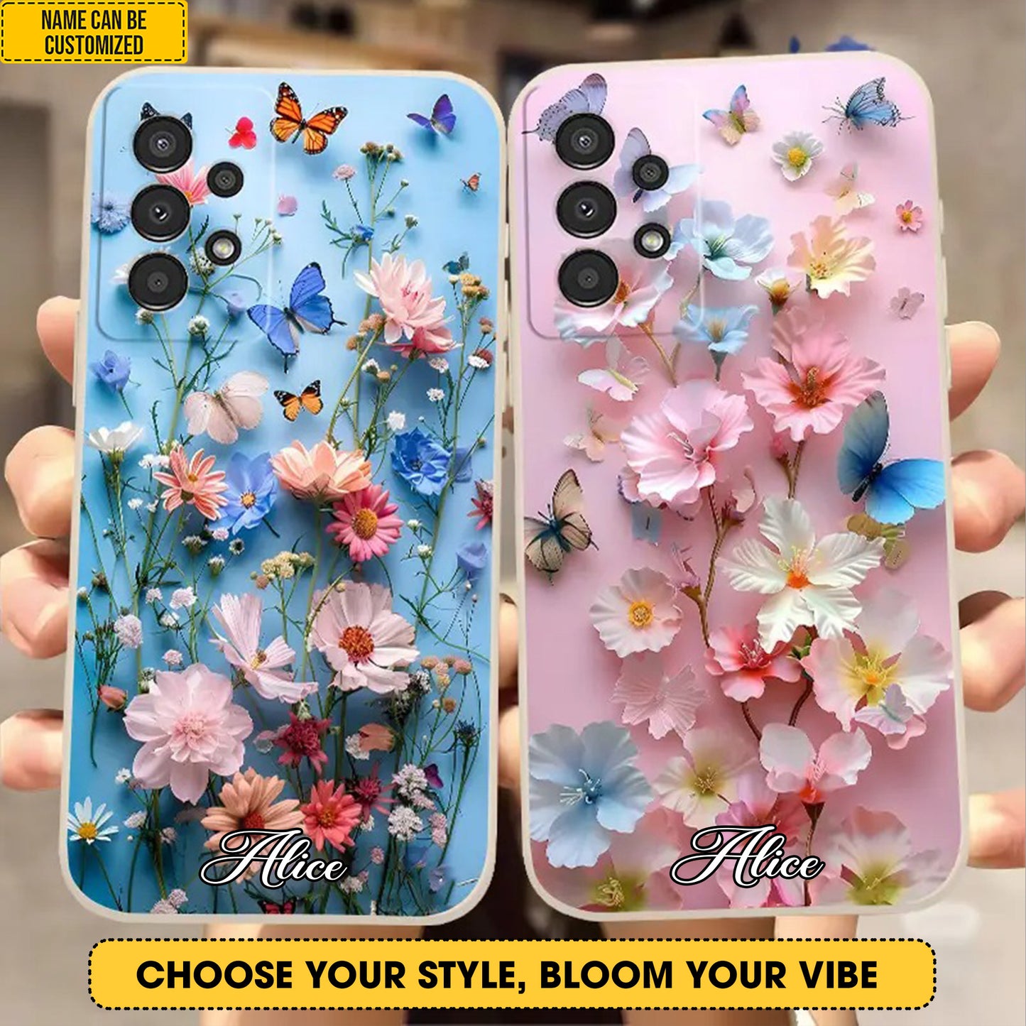 Personalized Beautiful Flower Phone Case